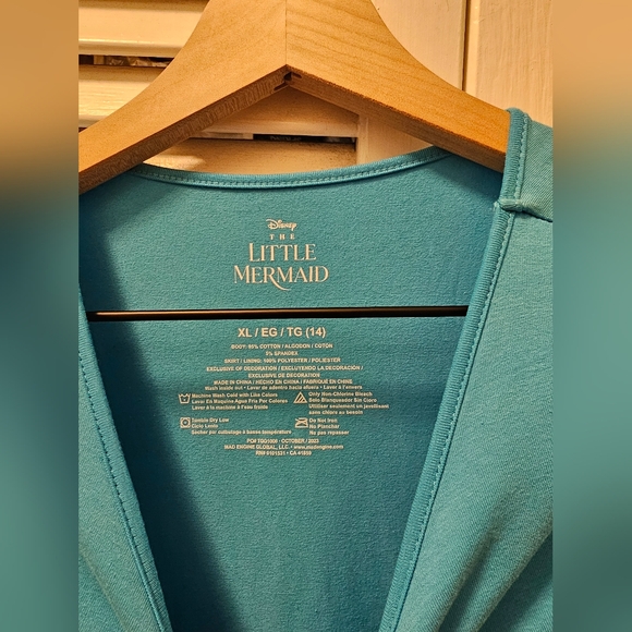 Disney Girls' The Little Mermaid Blue Tutu Dress - XL NWOT - Picture 4 of 5